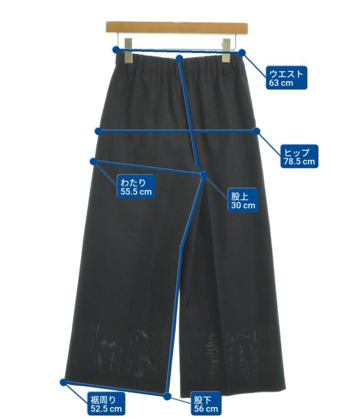 GRACE CONTINENTAL（グレース　コンチネンタル）クロップドパンツ 黒 サイズ:36(S位) レディース/2200627994043