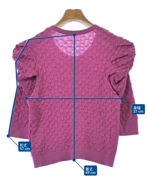 GRACE CONTINENTAL（グレース　コンチネンタル）カーディガン ピンク サイズ:36(S位) レディース/2200642273024