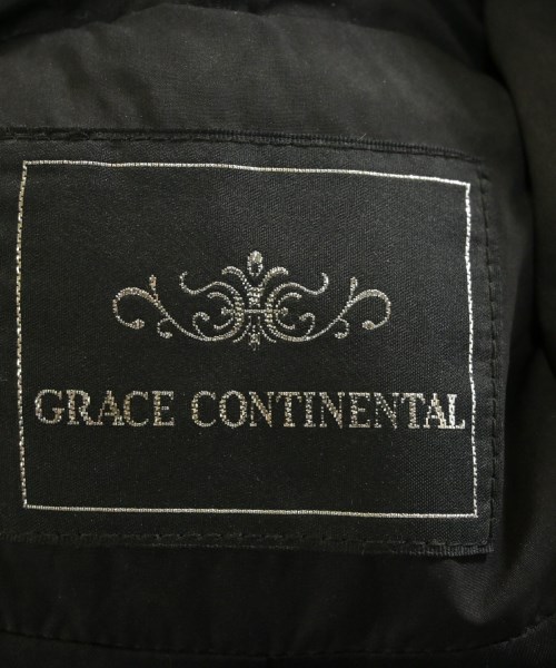 GRACE CONTINENTAL（グレース　コンチネンタル）ダウンコート 黒 サイズ:36(S位) レディース/2200622868011