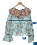 GRACE CONTINENTAL（グレース　コンチネンタル）ブラウス 青 サイズ:38(M位) レディース/2200621551075