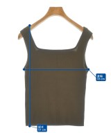 GRACE CONTINENTAL（グレース　コンチネンタル）ノースリーブ 茶 サイズ:36(S位) レディース/2200622613031