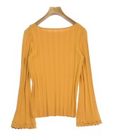 GRACE CONTINENTAL（グレース　コンチネンタル）ニット・セーター 黄 サイズ:36(S位) レディース/2200624083047