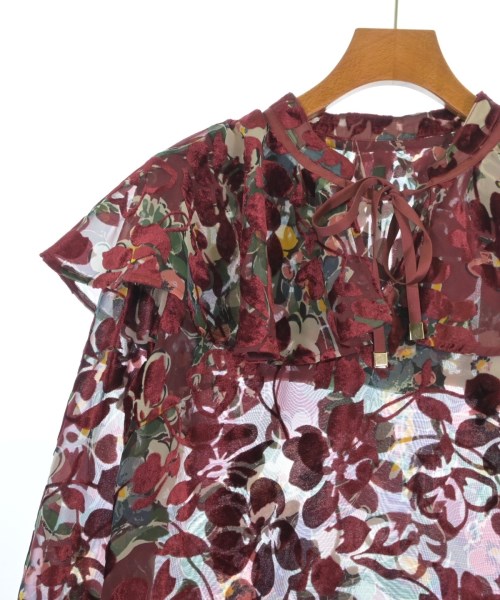 GRACE CONTINENTAL（グレース　コンチネンタル）ブラウス 赤 サイズ:36(S位) レディース/2200624083054