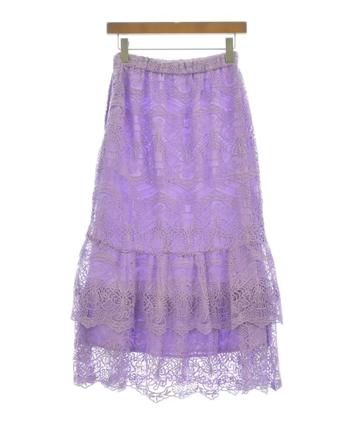 GRACE CONTINENTAL（グレース　コンチネンタル）ロング・マキシ丈スカート 紫 サイズ:36(S位) レディース/2200624083061