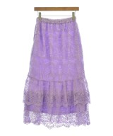 GRACE CONTINENTAL（グレース　コンチネンタル）ロング・マキシ丈スカート 紫 サイズ:36(S位) レディース/2200624083061