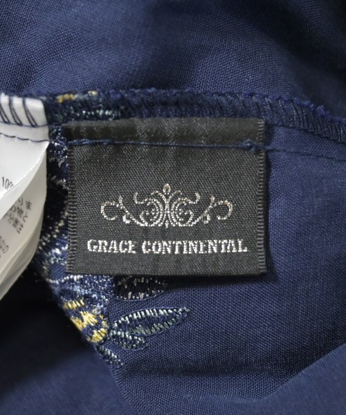 GRACE CONTINENTAL（グレース　コンチネンタル）シャツワンピース 紺 サイズ:36(S位) レディース/2200604926067