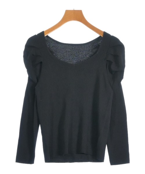 GRACE CONTINENTAL(グレース　コンチネンタル)ニット・セーター 黒 サイズ:36(S位)/2200668903028