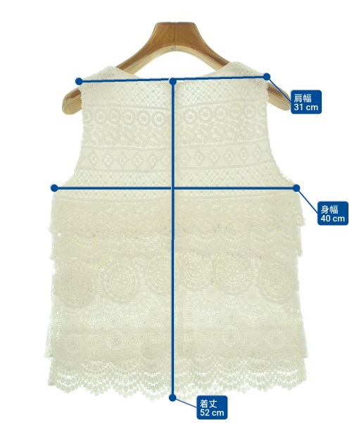 GRACE CONTINENTAL（グレース　コンチネンタル）ブラウス 白 サイズ:38(M位) レディース/2200674197305