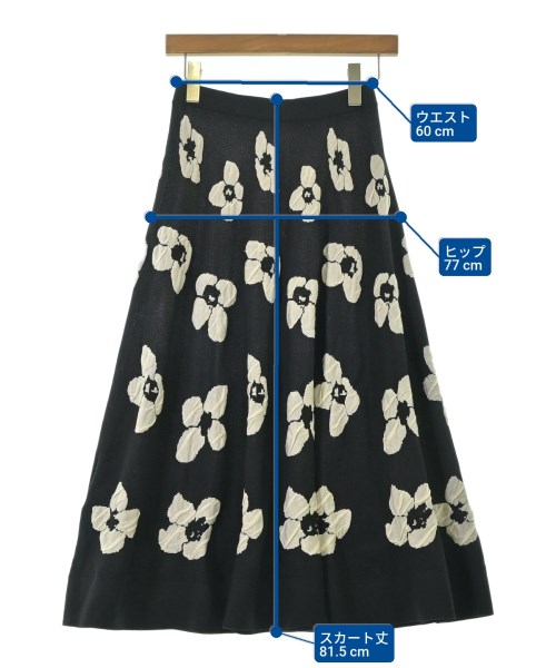 GRACE CONTINENTAL（グレース　コンチネンタル）ロング・マキシ丈スカート 黒 サイズ:36(S位) レディース/2200671121044