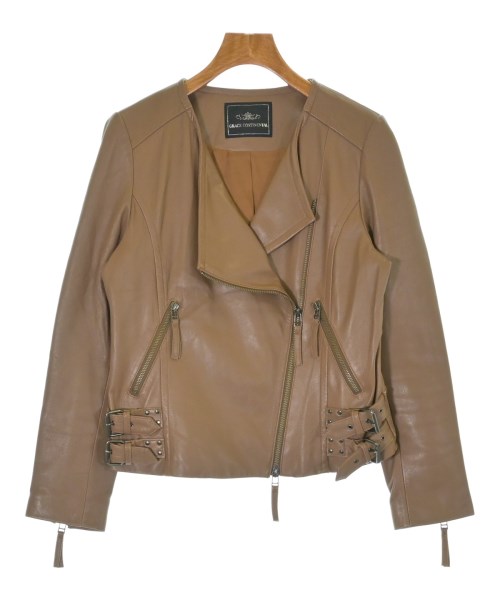 GRACE CONTINENTAL(グレース　コンチネンタル)ライダース 茶 サイズ:38(M位)/2200674208032