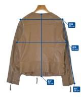 GRACE CONTINENTAL（グレース　コンチネンタル）ライダース 茶 サイズ:38(M位) レディース/2200674208032