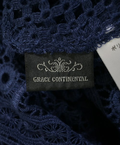 GRACE CONTINENTAL（グレース　コンチネンタル）ブラウス 紺 サイズ:36(S位) レディース/2200681364035