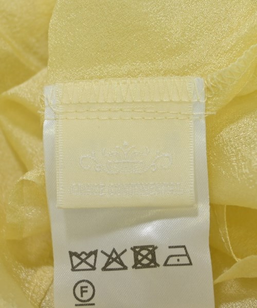 GRACE CONTINENTAL（グレース　コンチネンタル）ブラウス 黄 サイズ:36(S位) レディース/2200653863054