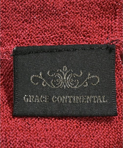 GRACE CONTINENTAL（グレース　コンチネンタル）ニット・セーター 赤 サイズ:36(S位) レディース/2200706491043