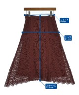 GRACE CONTINENTAL（グレース　コンチネンタル）ロング・マキシ丈スカート 赤 サイズ:36(S位) レディース/2200723508083