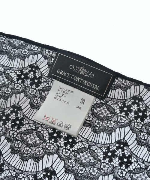 GRACE CONTINENTAL（グレース　コンチネンタル）ストール 黒 サイズ:F レディース/2200720315776