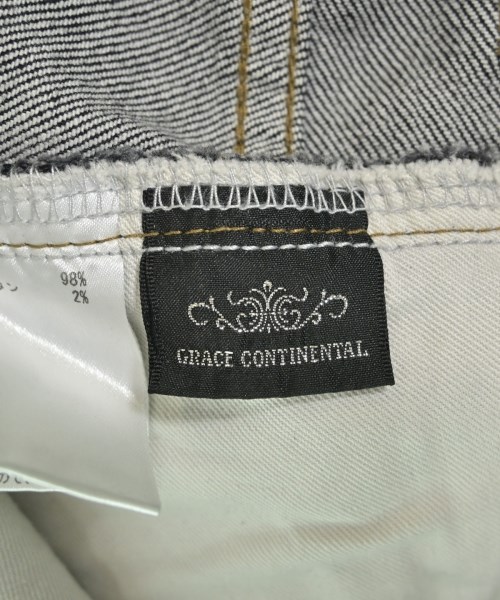 GRACE CONTINENTAL（グレース　コンチネンタル）デニムパンツ 黒 サイズ:38(M位) レディース/2200685738030