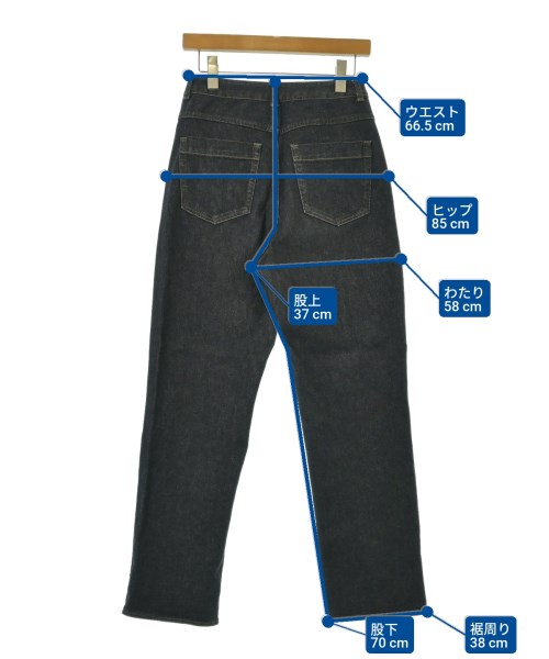 GRACE CONTINENTAL（グレース　コンチネンタル）デニムパンツ 黒 サイズ:38(M位) レディース/2200685738030