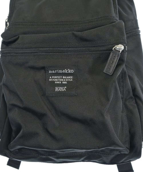 marimekko（マリメッコ）バックパック・リュック 黒 サイズ:- レディース/2200622284293