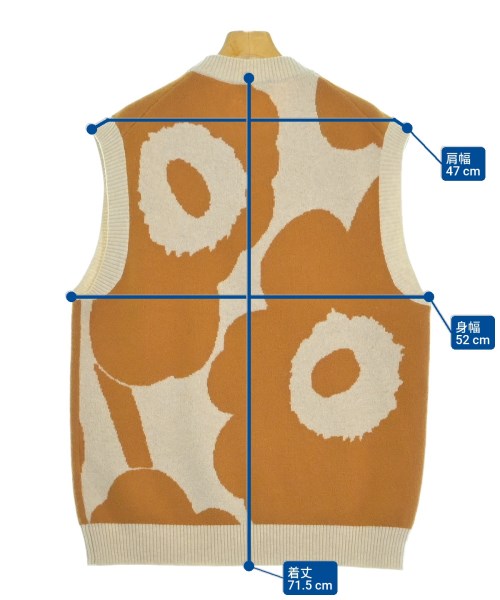 marimekko（マリメッコ）ベスト ベージュ サイズ:XS レディース/2200632311064