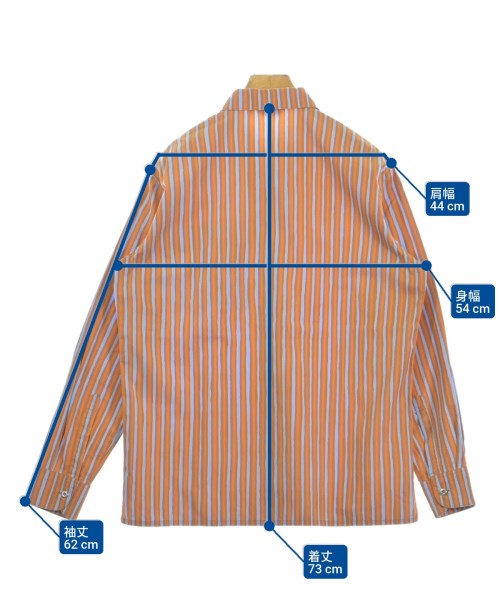 marimekko（マリメッコ）カジュアルシャツ オレンジ サイズ:XS メンズ/2200528859137