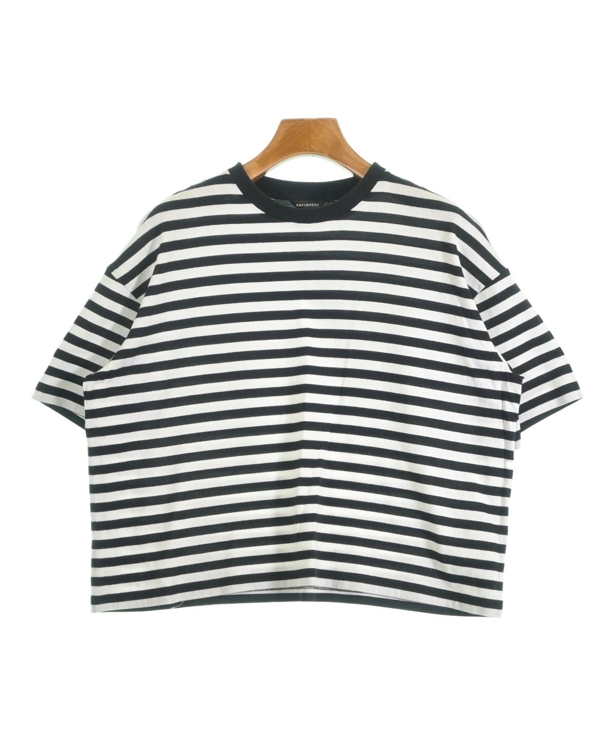 marimekko Tシャツ・カットソー レディース マリメッコ 中古　古着 marimekko（マリメッコ）Tシャツ・カットソー 黒 サイズ:XS
