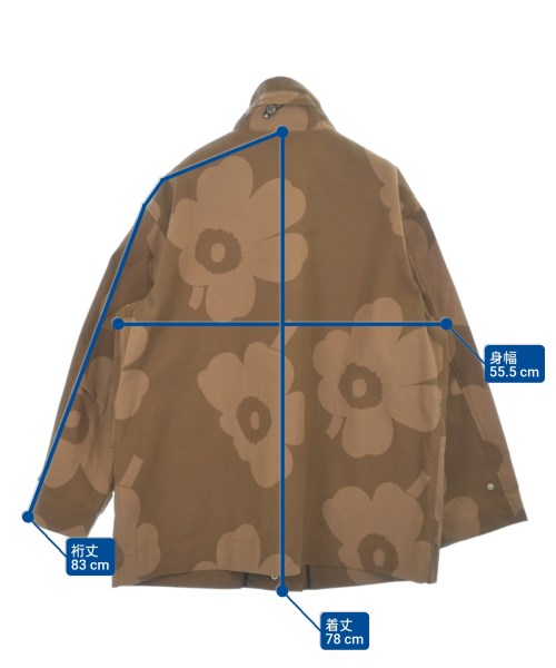 marimekko（マリメッコ）ミリタリーブルゾン 茶 サイズ:S レディース/2200614583014