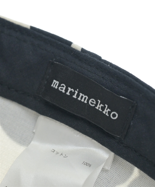 marimekko（マリメッコ）キャップ 黒 サイズ:- レディース/2200627212024