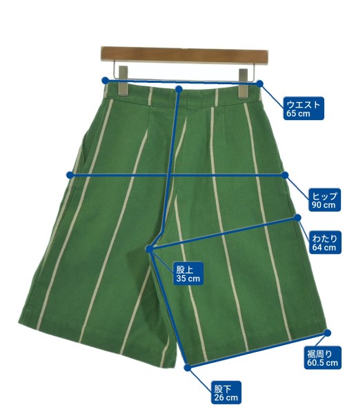 marimekko（マリメッコ）ショートパンツ 緑 サイズ:34(XS位) レディース/2200618337118