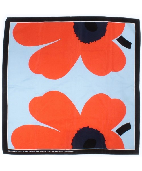 marimekko(マリメッコ)バンダナ・スカーフ 青 サイズ:-/2200620317030