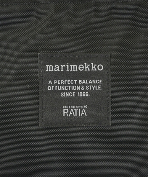 marimekko（マリメッコ）バックパック・リュック 黒 サイズ:- レディース/2200611899156