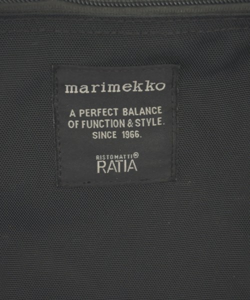 marimekko（マリメッコ）バックパック・リュック 黒 サイズ:- レディース/2200615252049