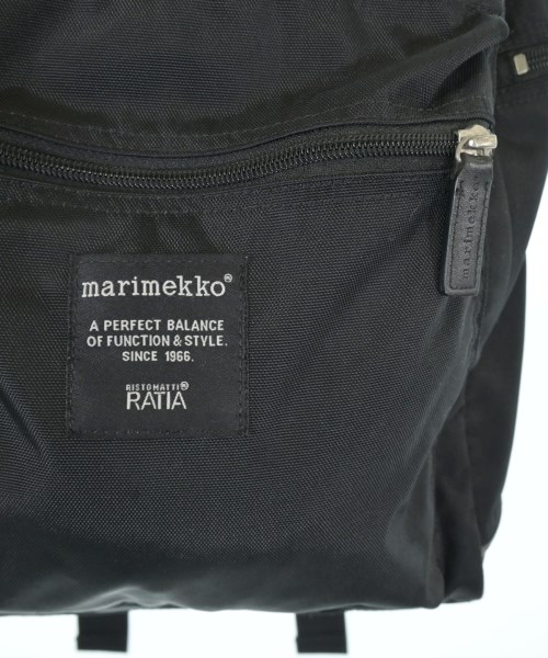 marimekko（マリメッコ）バックパック・リュック 黒 サイズ:- レディース/2200605582170