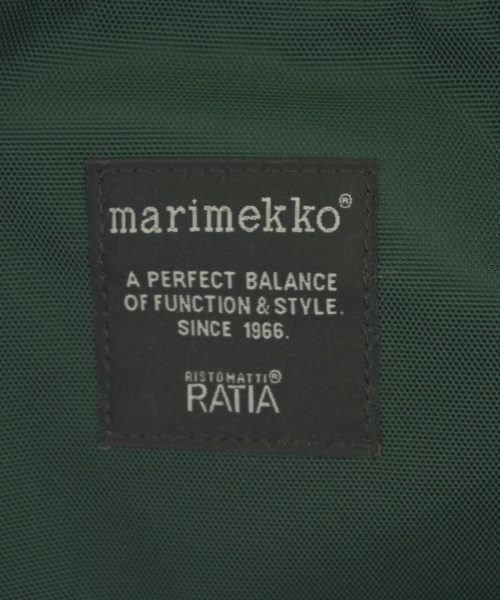marimekko（マリメッコ）バックパック・リュック 緑 サイズ:- レディース/2200674104143