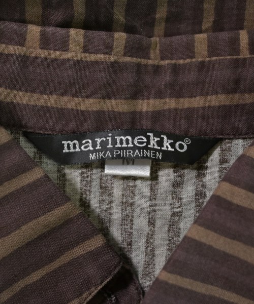 marimekko（マリメッコ）カジュアルシャツ 茶 サイズ:M レディース/2200673189035