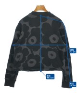 marimekko（マリメッコ）スウェット 黒 サイズ:M レディース/2200676686036