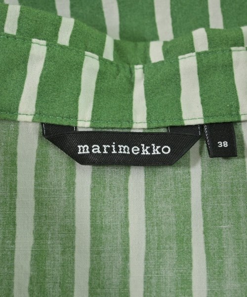 marimekko（マリメッコ）シャツワンピース 緑 サイズ:38(M位) レディース/2200692475270
