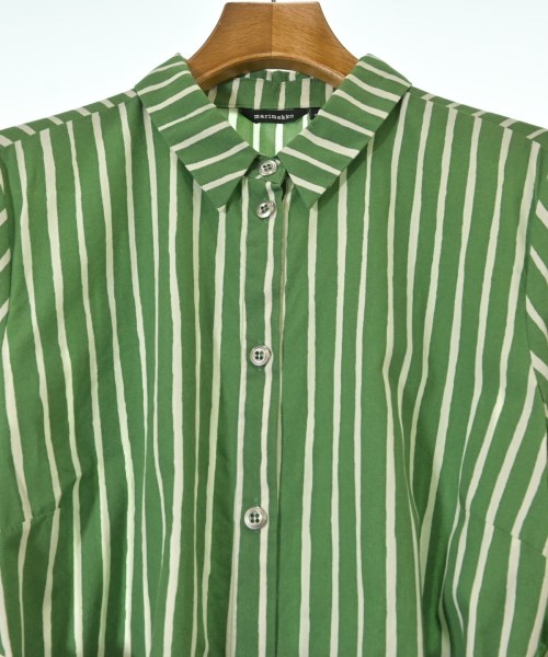 marimekko（マリメッコ）シャツワンピース 緑 サイズ:38(M位) レディース/2200692475270