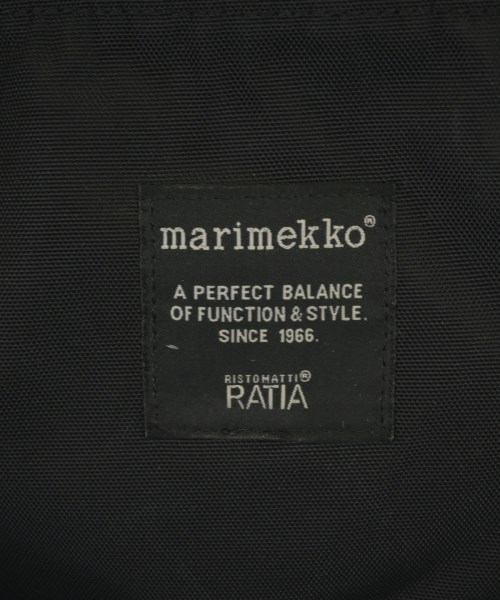 marimekko（マリメッコ）バックパック・リュック 黒 サイズ:- レディース/2200715071014