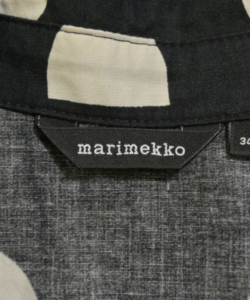 marimekko（マリメッコ）シャツワンピース 黒 サイズ:34(XS位) レディース/2200718285012