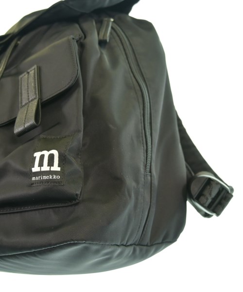 marimekko（マリメッコ）バックパック・リュック 黒 サイズ:- レディース/2200637154031