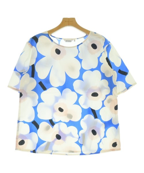 marimekko(マリメッコ)ブラウス 青 サイズ:34(XS位)/2200648800040