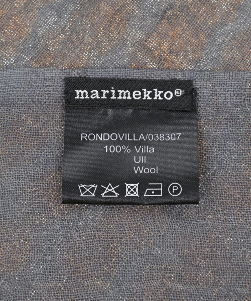 marimekko（マリメッコ）ストール グレー サイズ:- レディース/2200652293159