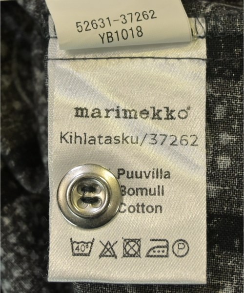 marimekko（マリメッコ）シャツワンピース 黒 サイズ:38(M位) レディース/2200701900137
