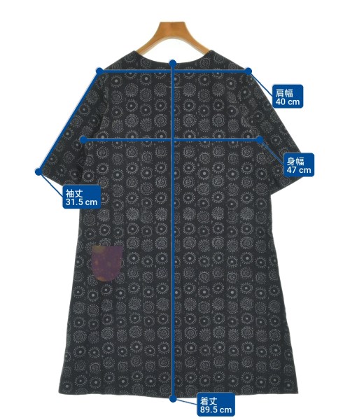 marimekko（マリメッコ）シャツワンピース 黒 サイズ:38(M位) レディース/2200701900137