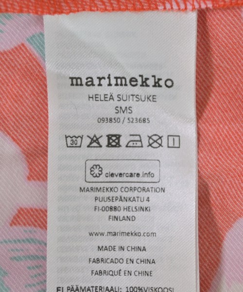 marimekko（マリメッコ）ワンピース オレンジ サイズ:36(S位) レディース/2200708849033