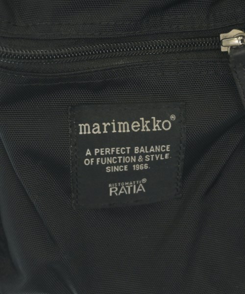 marimekko（マリメッコ）ショルダーバッグ 黒 サイズ:- レディース/2200665658099