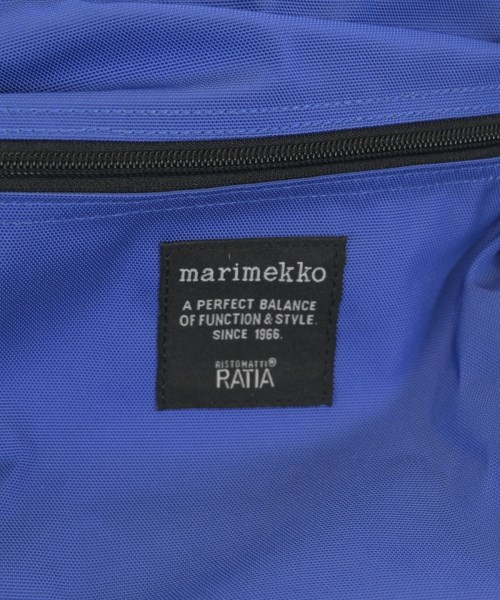 marimekko（マリメッコ）バックパック・リュック 青 サイズ:- レディース/2200726078019