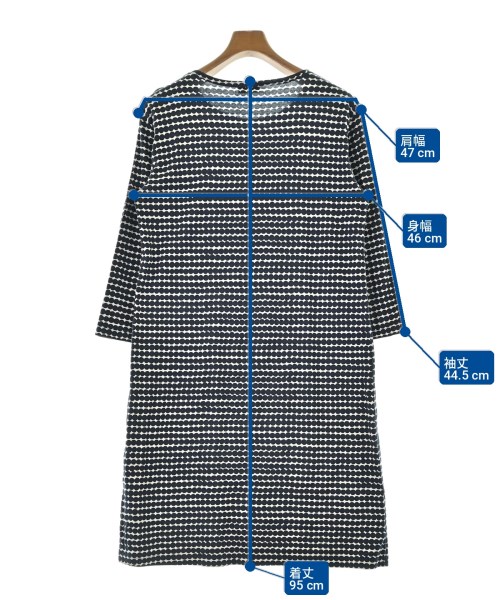 marimekko（マリメッコ）ワンピース 紺 サイズ:M レディース/2200720747058