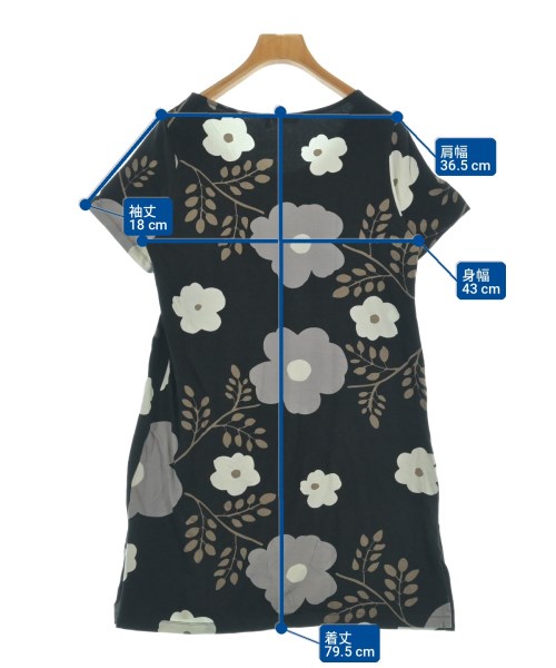 marimekko（マリメッコ）ワンピース 黒 サイズ:M レディース/2200721140155